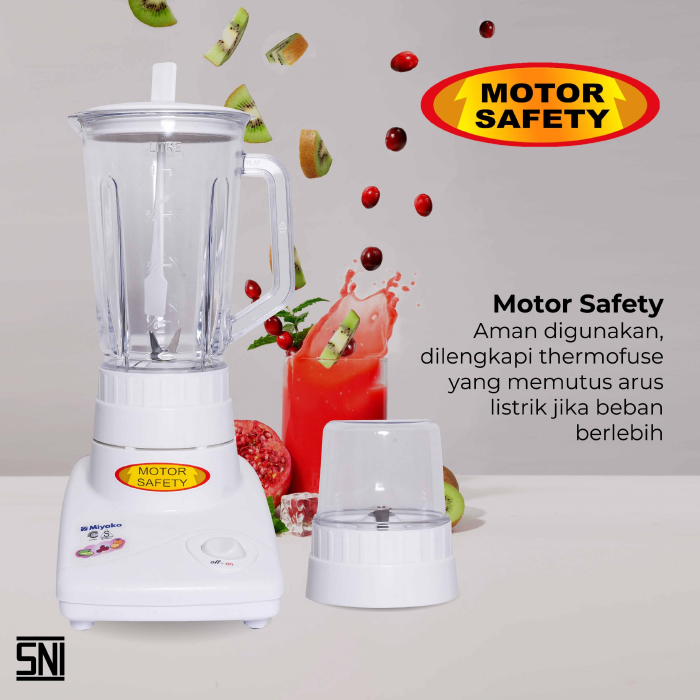 Miyako Blender Plastik 1 Liter 2in1 - BL101PL | BL-101 PL